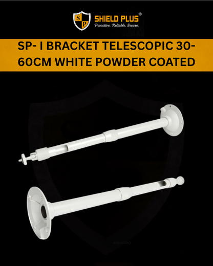 SP- I BRACKET TELESCOPIC 30-60CM WHITE POWDER COATED