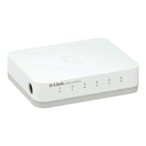 D-LINK 5 PORT GIGABIT DESKTOP SWITCH (10/100/1000 MBPS)-DGS-1005A