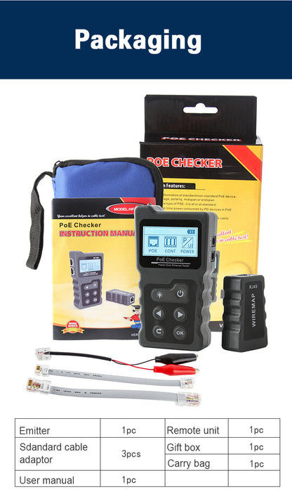 SP- 488 POE & MULTIFUCTION NETWORK TESTER