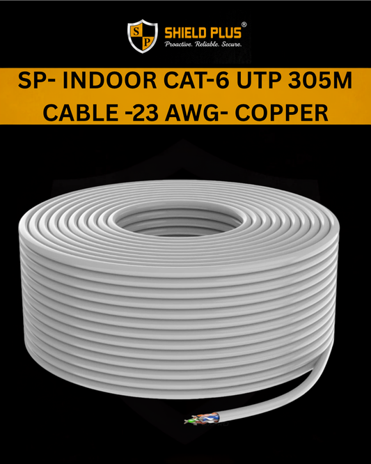 SP- INDOOR CAT-6 UTP 305M CABLE -23 AWG- COPPER