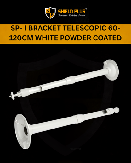 SP- I BRACKET TELESCOPIC 60-120CM WHITE POWDER COATED
