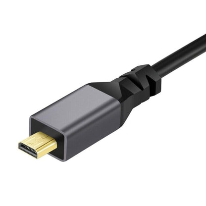 SP- 4K HDMI MICRO TO HDMI CABLE 0.5M -SPIRAL