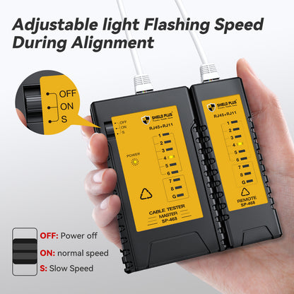 SP- 468 LAN TESTER -2 IN 1( RJ45 & RJ11)