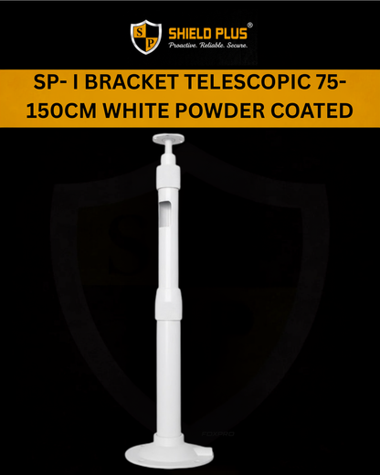 SP- I BRACKET TELESCOPIC 75-150CM WHITE POWDER COATED