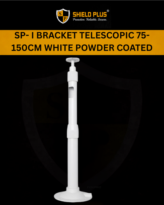 SP- I BRACKET TELESCOPIC 75-150CM WHITE POWDER COATED