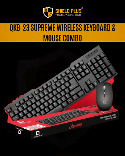 QKB-23 SUPREME WIRELESS KEYBOARD & MOUSE COMBO