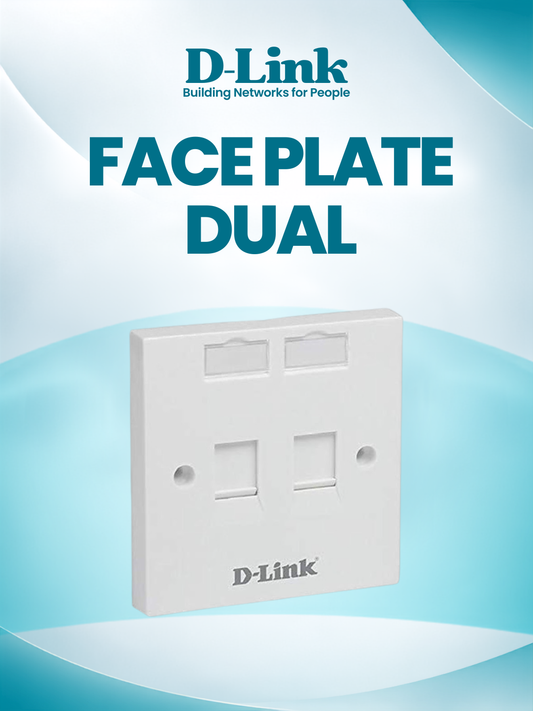 D-LINK FACE PLATE DUAL