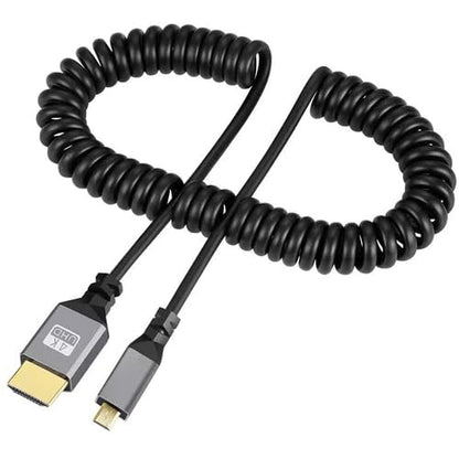 SP- 4K HDMI MICRO TO HDMI CABLE 0.5M -SPIRAL