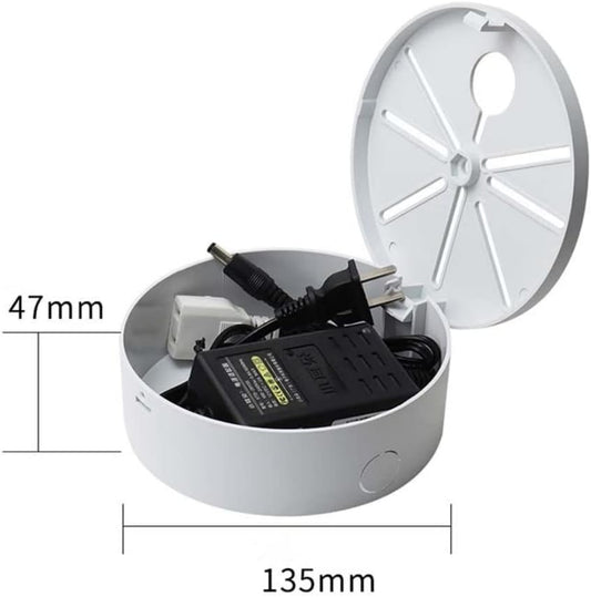 SP - INDOOR CEILING ROUND PVC BOX WITH MORE DEPTH