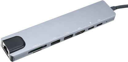 SP-TYPE-C TO HDTV 8 IN 1 LAN +TYPE-C+USB3.0*2+HDMI