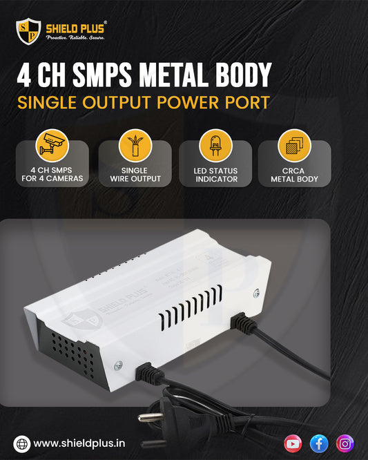 SP- 4 CH SMPS METAL BODY ( SINGLE OUTPUT POWER PORT )