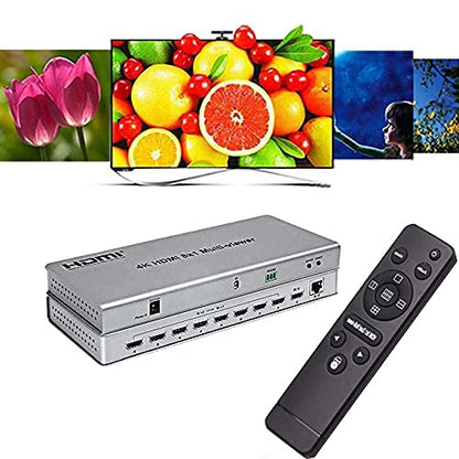 SP- 8*1 HDMI QUAD MULTIVIEWER- 4K