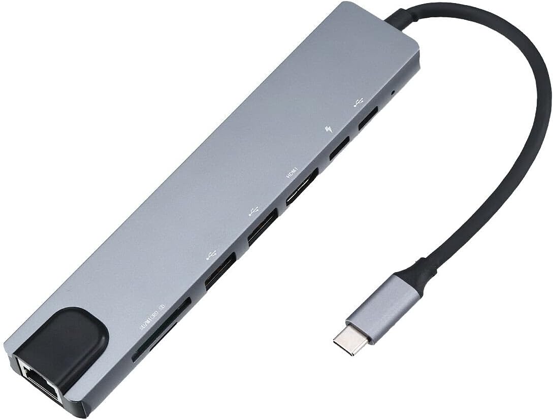 SP-TYPE-C TO HDTV 8 IN 1 LAN +TYPE-C+USB3.0*2+HDMI