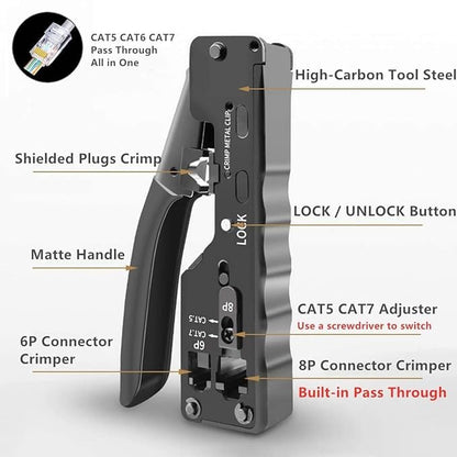 CRIMPING TOOL PASS THROUGH SMALL