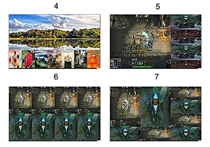 SP- 8*1 HDMI QUAD MULTIVIEWER- 4K