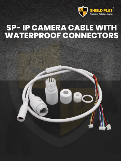 SP- IP CAMERA CABLE WITH WATERPROOF CONNECTORS