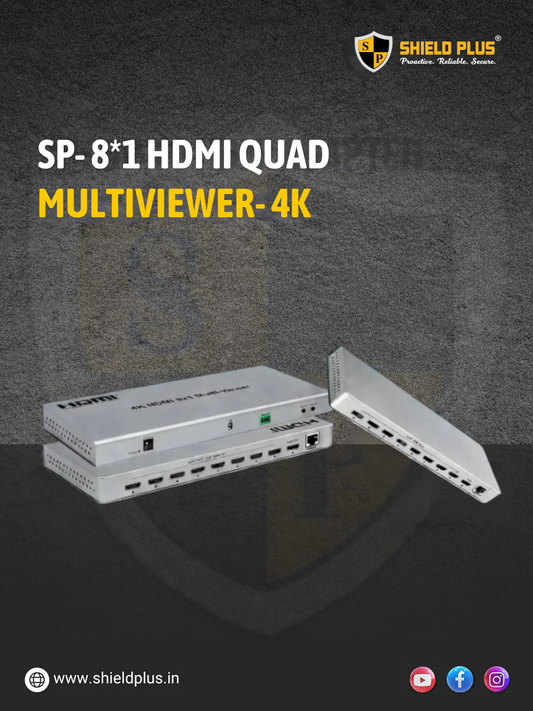 SP- 8*1 HDMI QUAD MULTIVIEWER- 4K