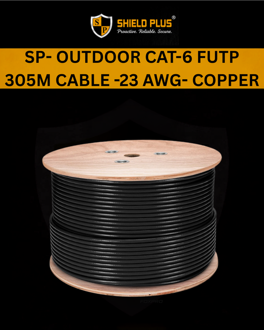 SP- OUTDOOR CAT-6 FUTP 305M CABLE -23 AWG- COPPER