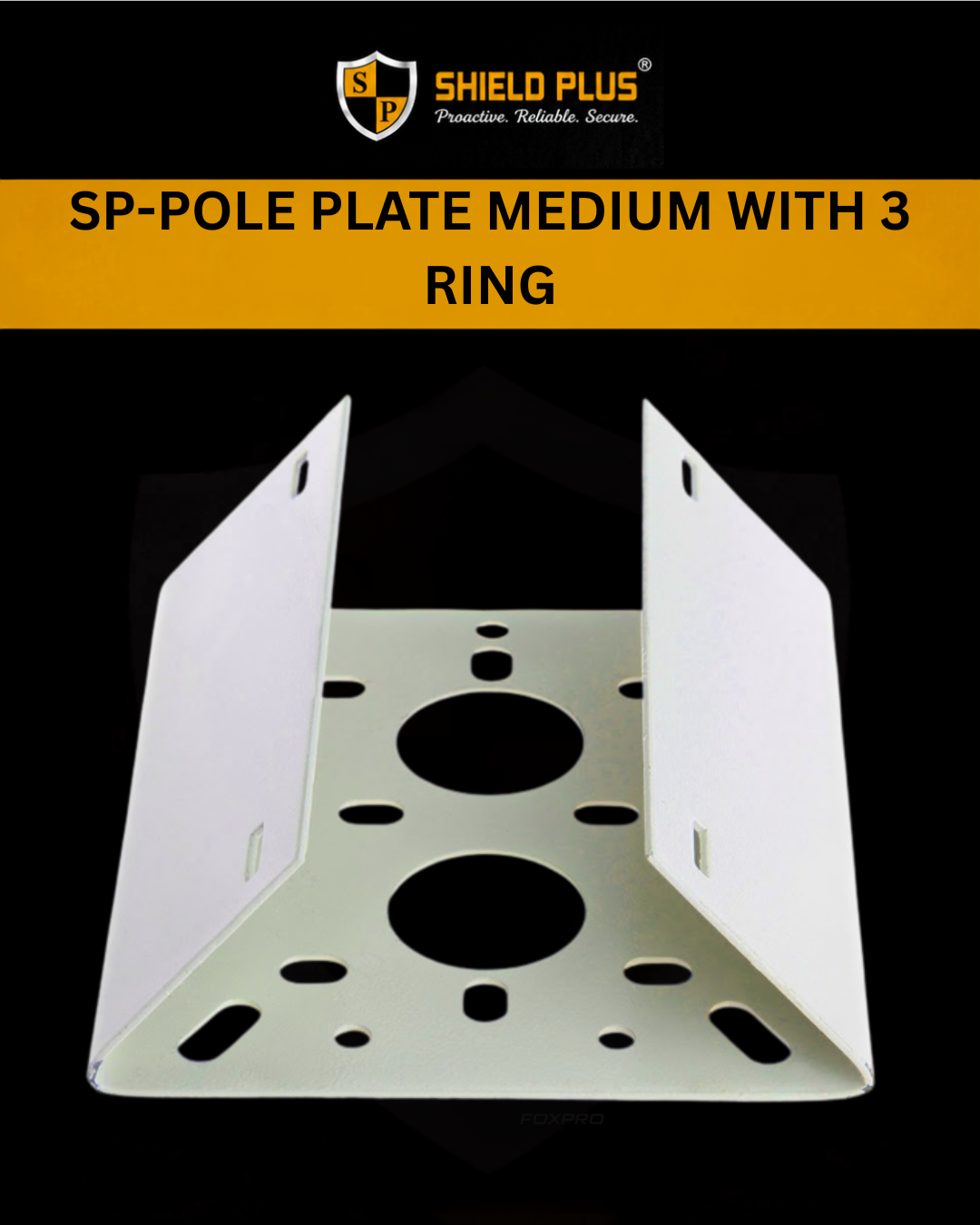 SP-POLE PLATE MEDIUM WITH 3 RING
