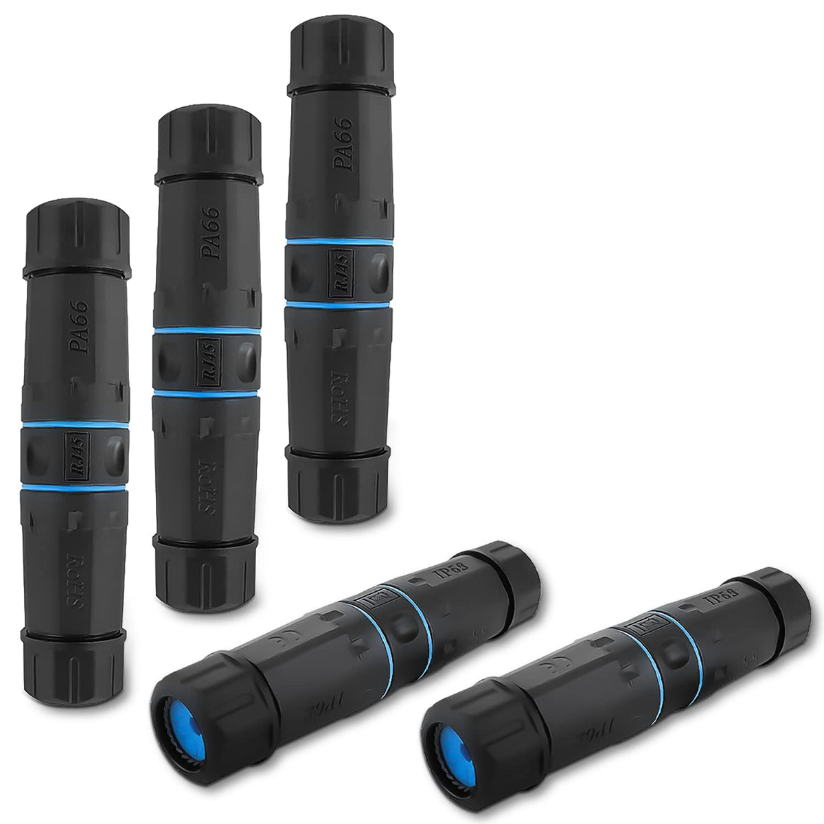 SP- IP68 WATERPROOF RJ45 COUPLER GIGABIT