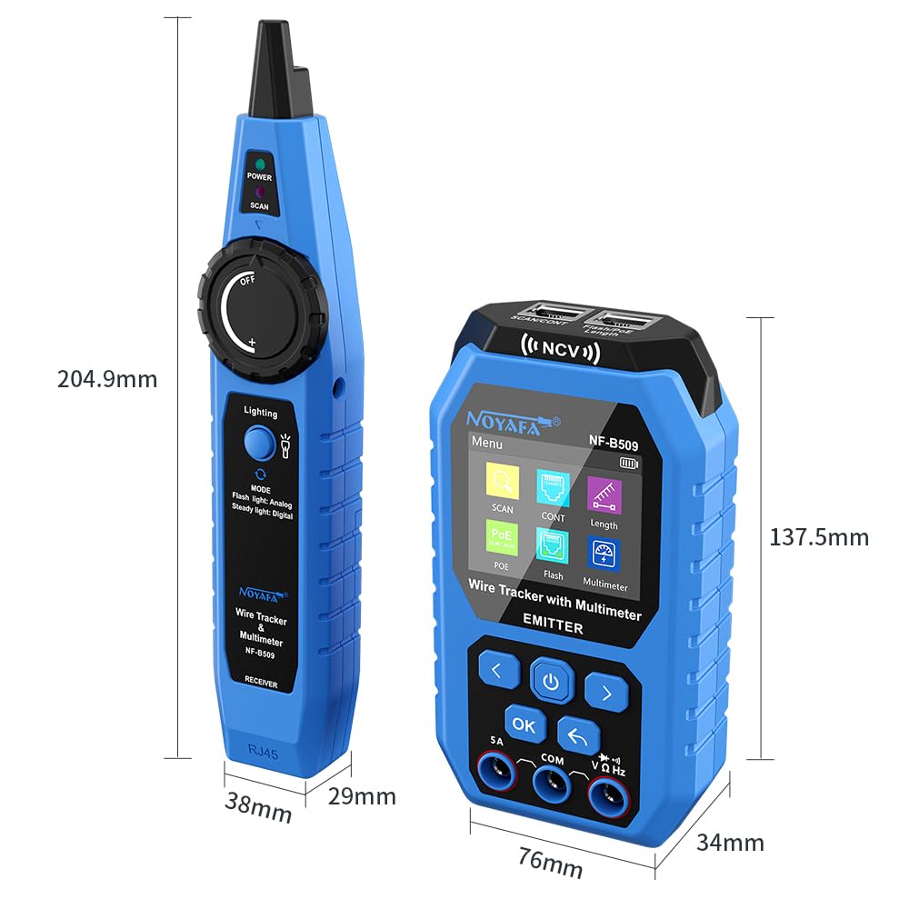 SP- B509 NETWORK CABLE TESTER WITH MULTIMETER