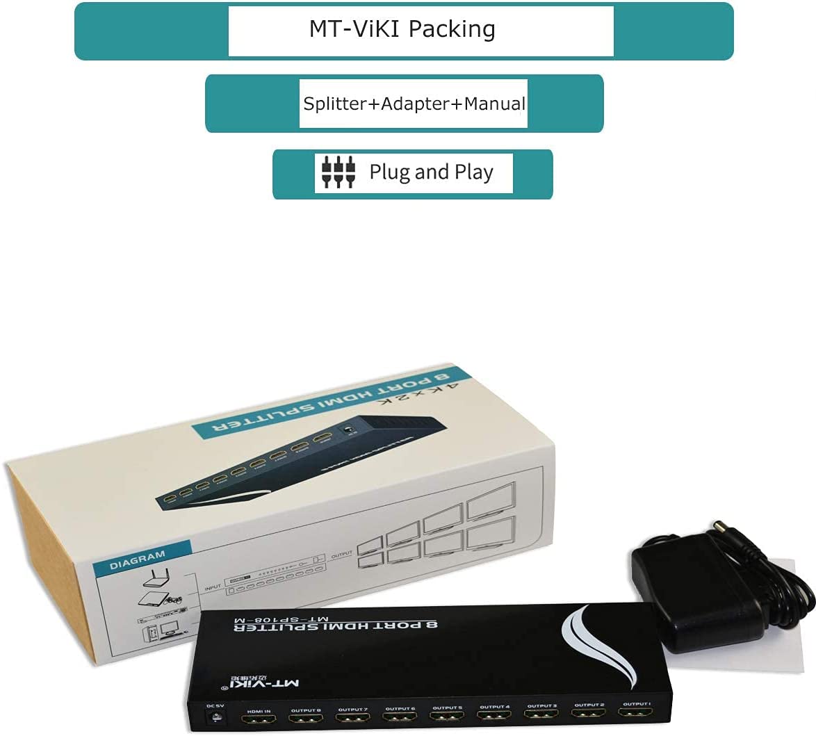SP-MT HDMI SPLITTER 8 PORT 4K- 2K 60 HZ