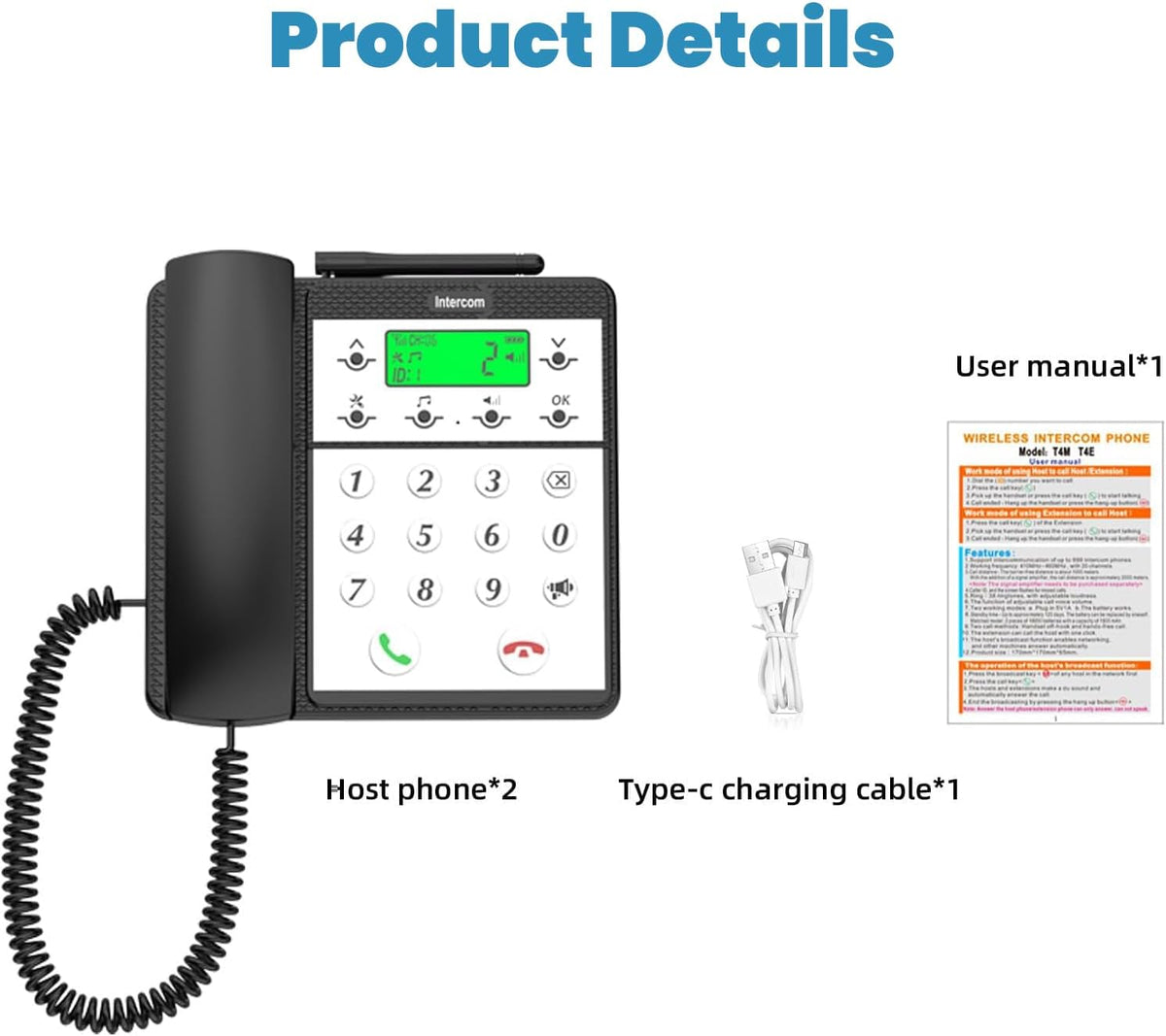 SP- WIRELESS 2 WAY INTERCOM SYATEM UPTO 500M