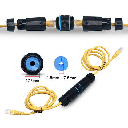 SP- IP68 WATERPROOF RJ45 COUPLER GIGABIT