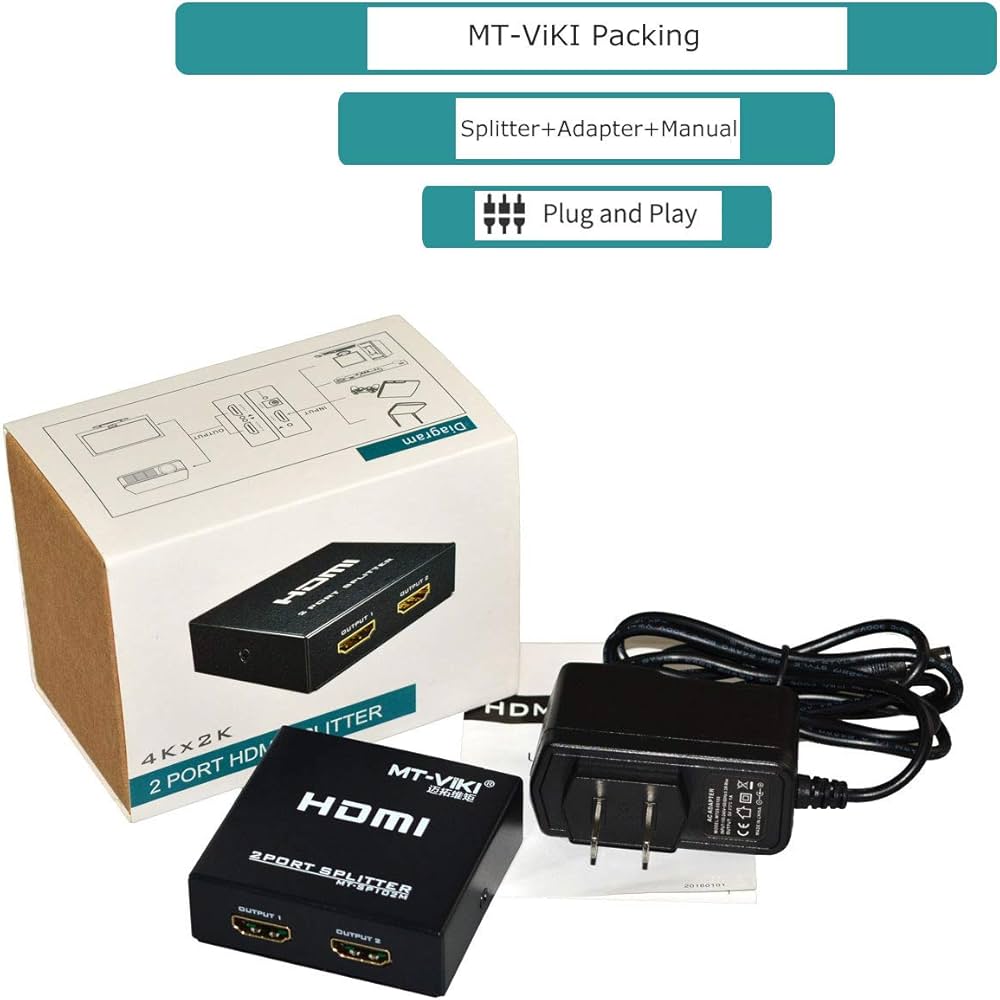 SP-MT HDMI SPLITTER 2 PORT 4K- 2K 60 HZ