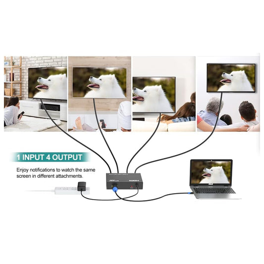 SP- MT HDMI SPLITTER 4 PORT 4K- 2K 60 HZ
