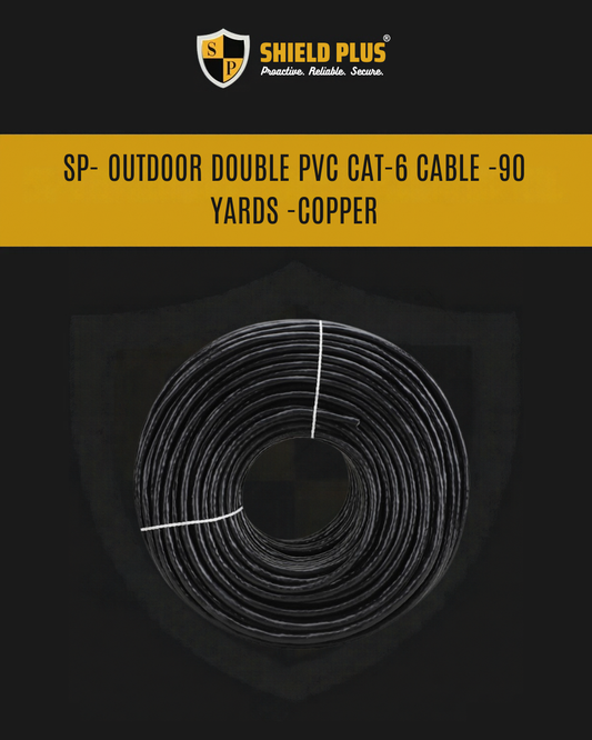 SP- OUTDOOR DOUBLE PVC CAT-6 CABLE -90 YARDS -COPPER