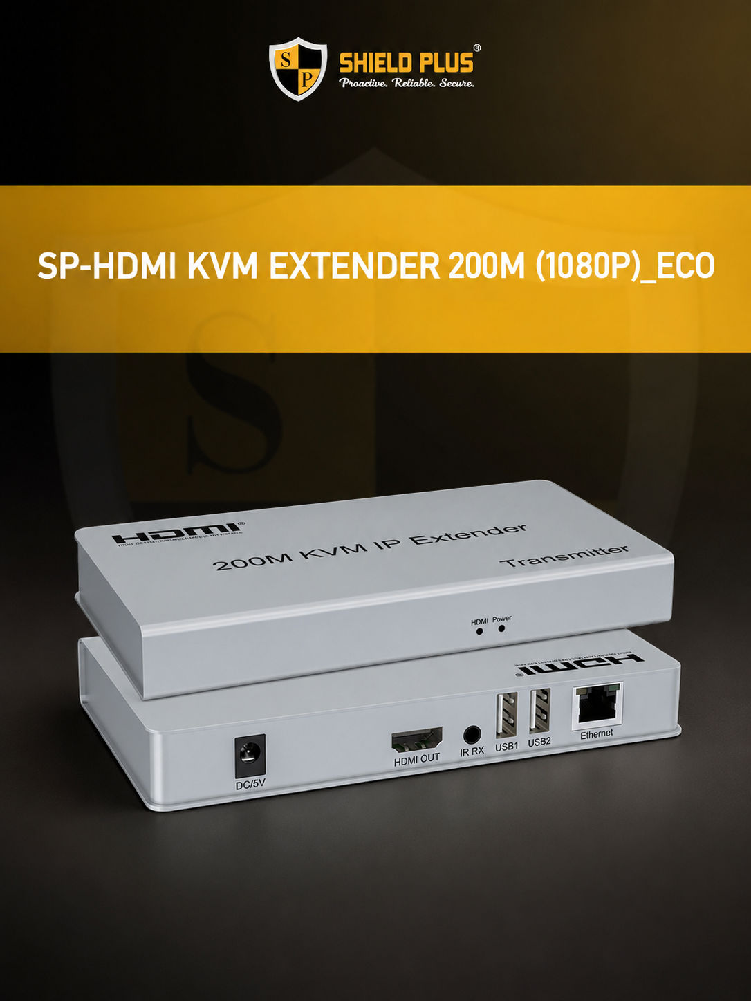 SP-HDMI KVM EXTENDER 200M (1080P)_ECO