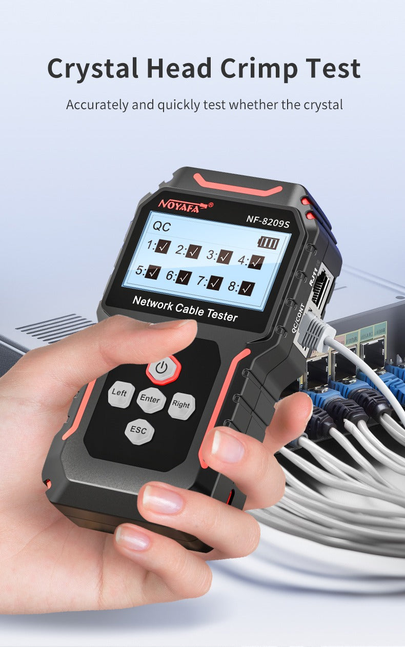 SP- 8209 MULTIFUNCTION NETWORK CABLE TESTER – Shield Plus
