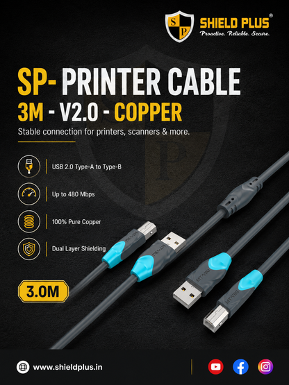 SP- PRINTER CABLE 3M -V2.0 -COPPER
