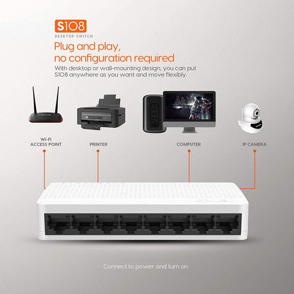 TENDA 8 PORT SWITCH