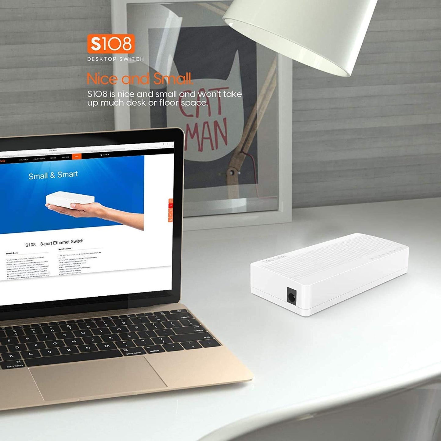 TENDA 8 PORT SWITCH