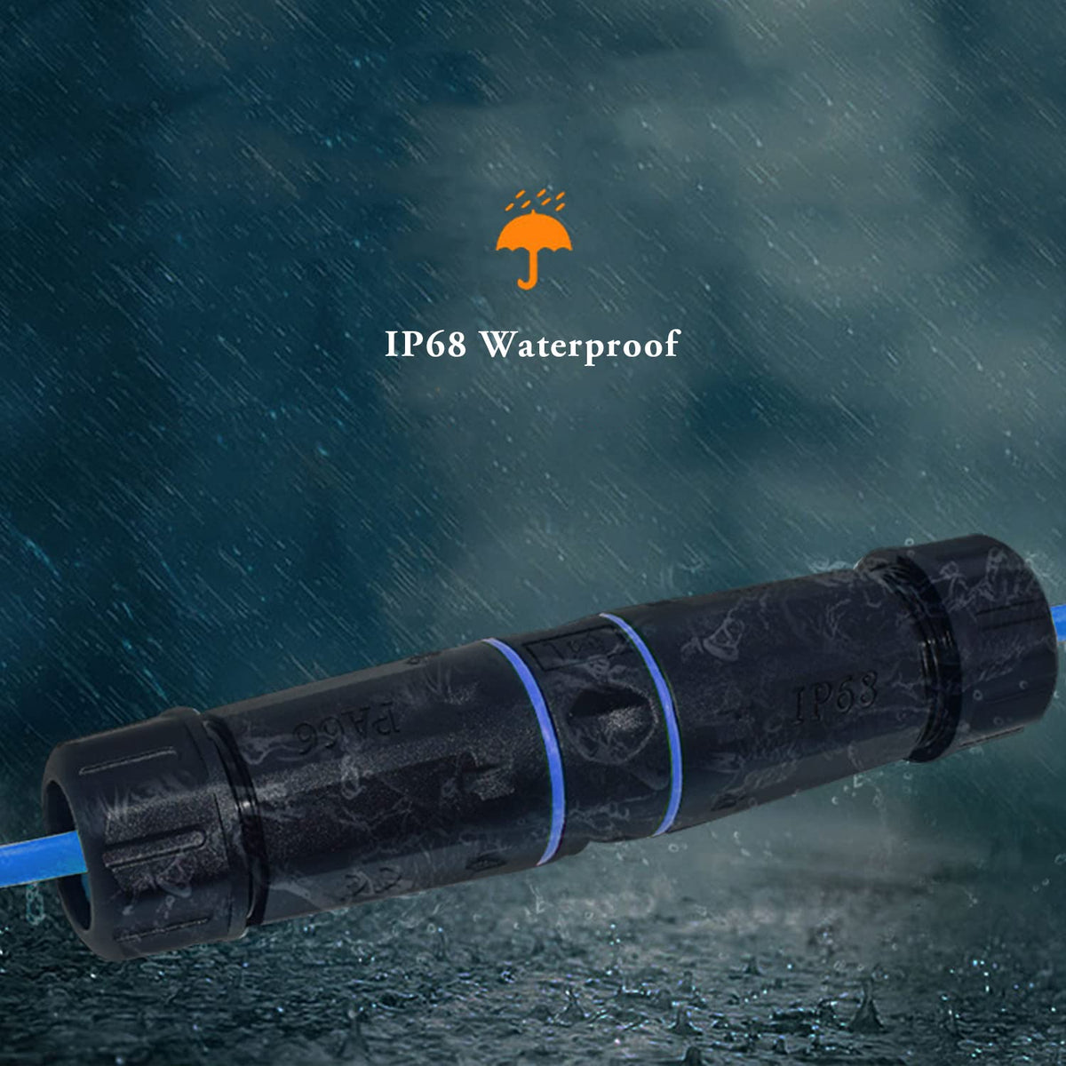 SP- IP68 WATERPROOF RJ45 COUPLER GIGABIT