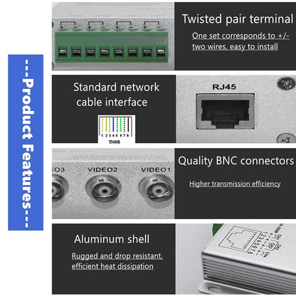 SP- Channel Passive Video Balun (PAIR)