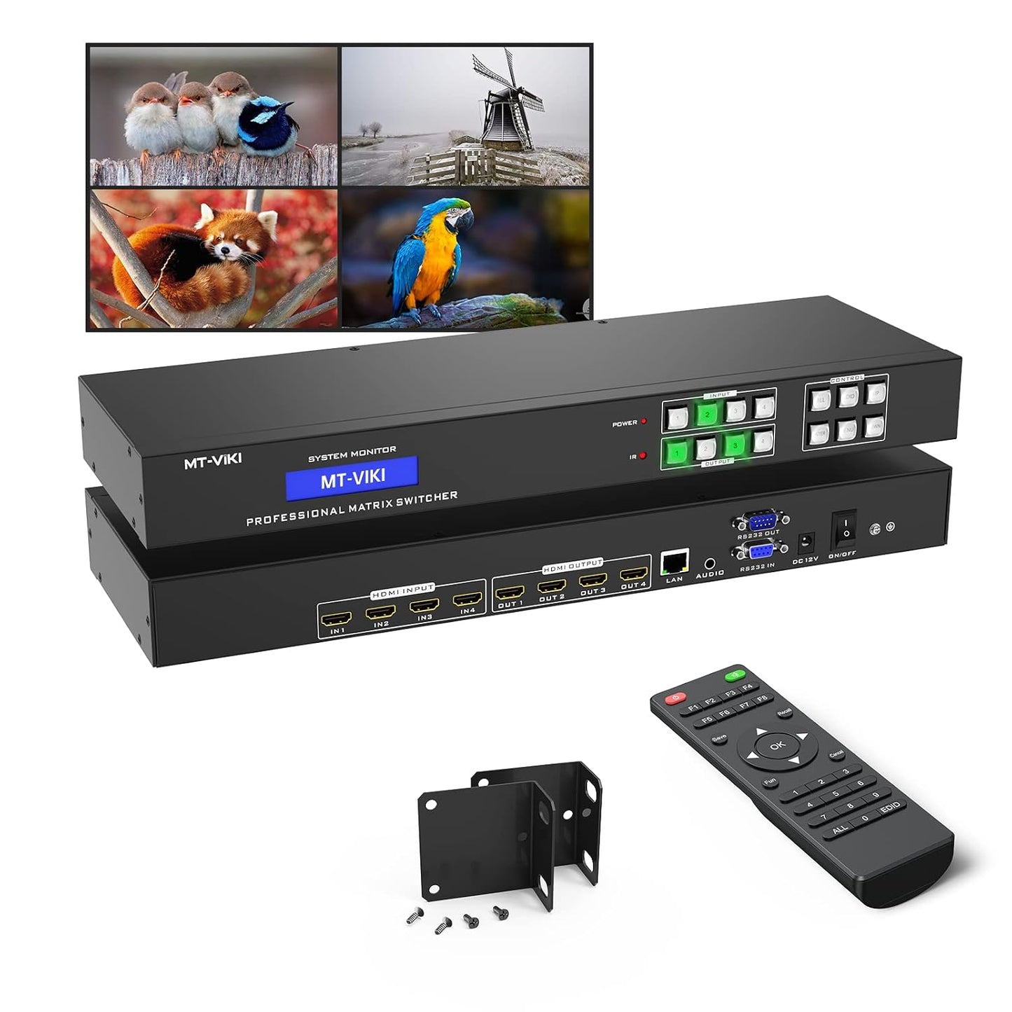 SP- 4K HDMI MATRIX SWITCH 4*4(HIGH QUALITY)