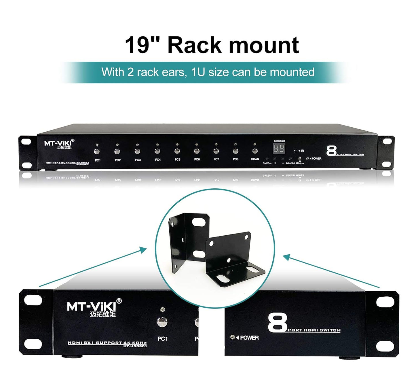 SP- HDMI SWITCH 8 PORT WITH TIMER