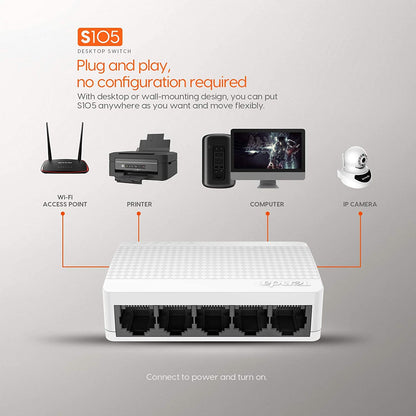TENDA 5 PORT SWITCH