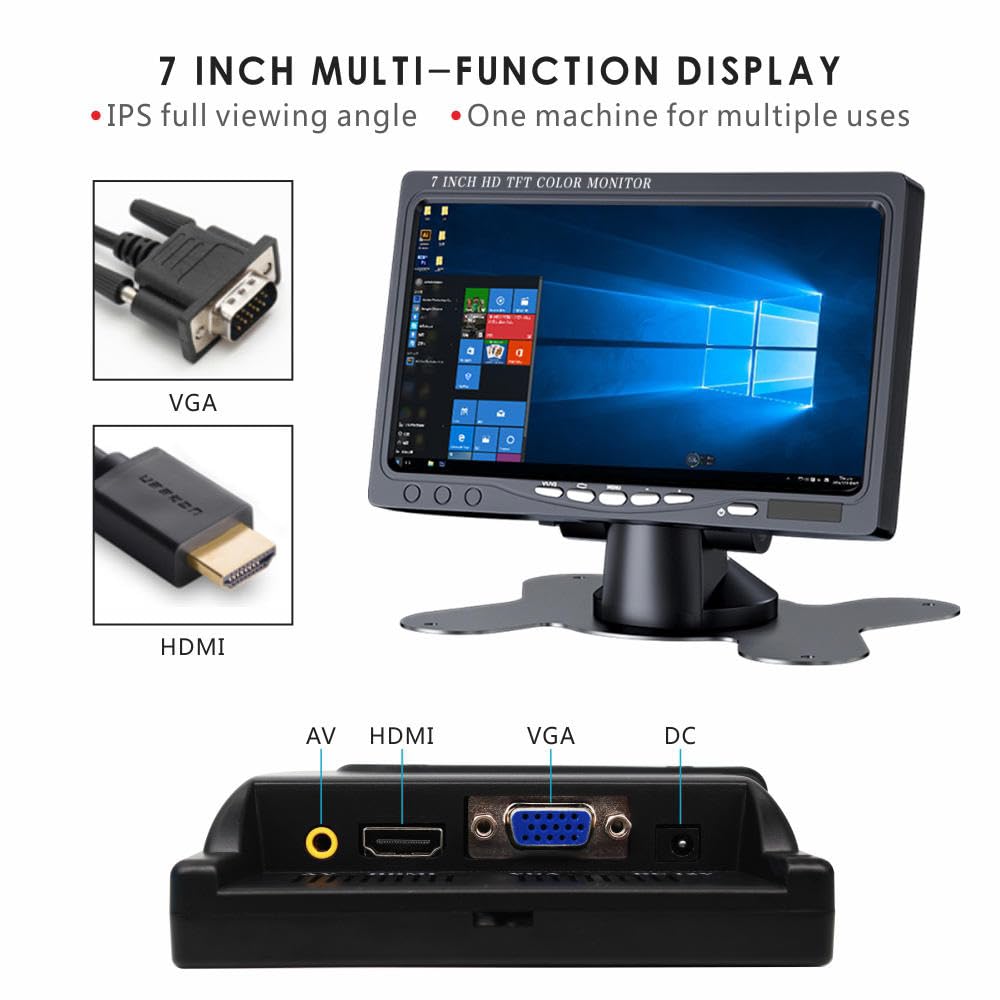 SP- 7 INCH TFT MONITOR WITH HDMI , VGA , AV INPUT
