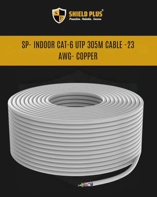 SP- INDOOR CAT-6 UTP 305M CABLE -23 AWG- COPPER