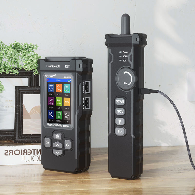 SP- 8506 NETWORK CABLE TESTER WITH IP,POE & WIRE TRACKING