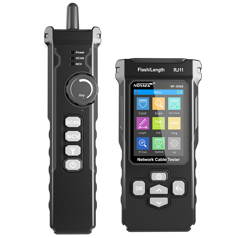 SP- 8506 NETWORK CABLE TESTER WITH IP,POE & WIRE TRACKING