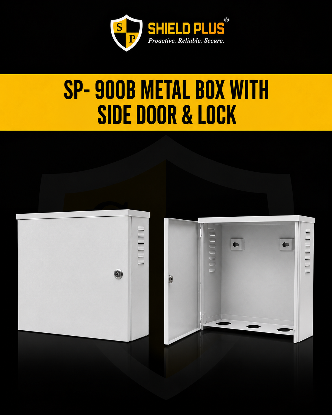 SP- 900B METAL BOX WITH SIDE DOOR & LOCK