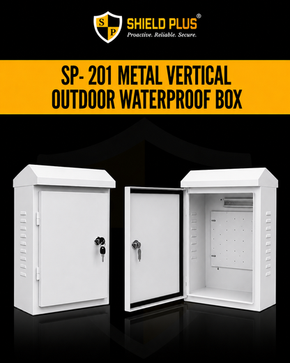 SP- 201 METAL VERTICAL OUTDOOR WATERPROOF BOX