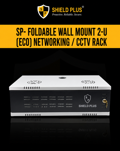 SP- FOLDABLE WALL MOUNT 2-U (ECO) NETWORKING / CCTV RACK