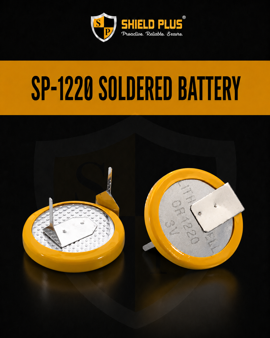 SP-1220 SOLDERED BATTERY