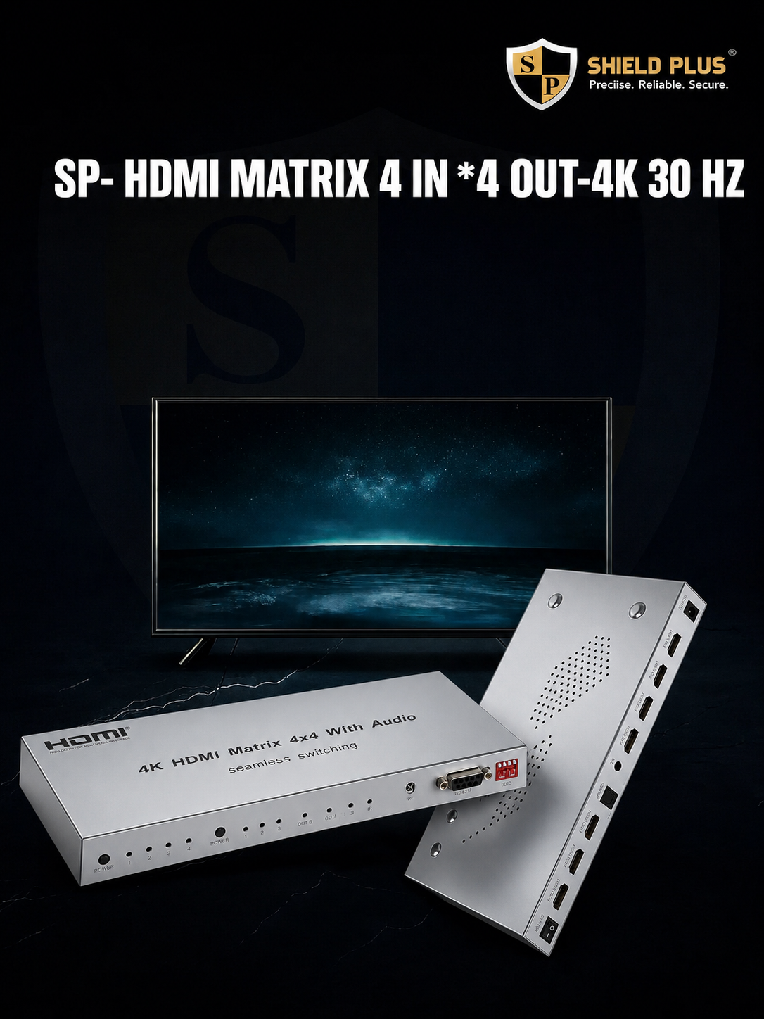 SP- HDMI MATRIX 4 IN *4 OUT-4K 30 HZ